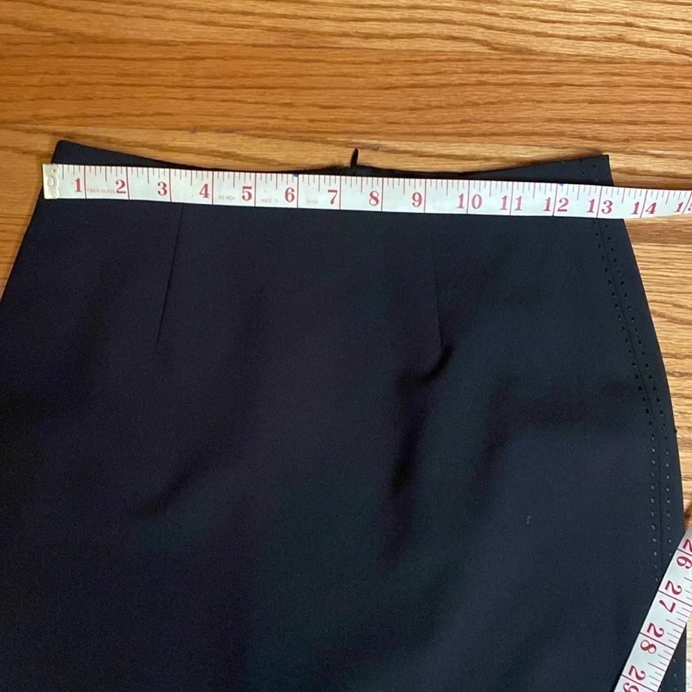 REBECCA TAYLOR BLACK pencil skirt size 2